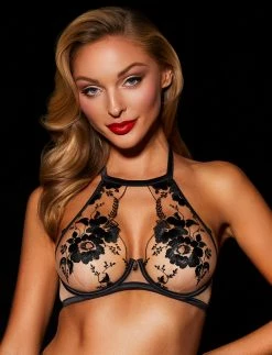 Honey Birdette AU Belle Bra & Bottom Set -Hot Sale Honey Birdette Store Belle Bra Front NOSTRAPS