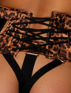 Honey Birdette AU Chastity Jaguar Bra & Waspie Set -Hot Sale Honey Birdette Store Chastity Brief Waspie BackZOOMcopy2