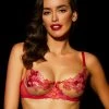 Honey Birdette Christine Red Bra -Hot Sale Honey Birdette Store Christine Bra Front 2 copy