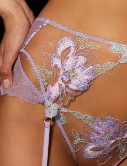 Honey Birdette Christine Unicorn Garter Belt -Hot Sale Honey Birdette Store Christine Brief Suspender FrontZOOMcopy2