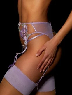 Honey Birdette Christine Unicorn Garter Belt -Hot Sale Honey Birdette Store Christine Thong Suspender FrontZOOMcopy2