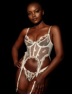 Honey Birdette Daisy Bustier Set -Hot Sale Honey Birdette Store Daisy Bustier Thong Front 1a641d62 d11d 4368 9792 3a9e8591c3f3