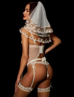 Honey Birdette Daisy Bustier 19 Honey Birdette Daisy Bustier -Hot Sale Honey Birdette Store Daisy Bustier Thong Veil Back1copy2