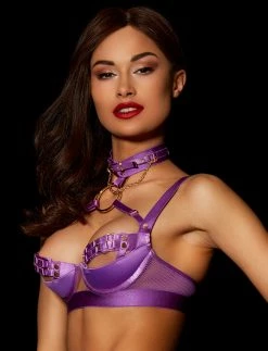 Honey Birdette Jasmin Amethyst Bra -Hot Sale Honey Birdette Store Jasmin Bra Sidecopy2