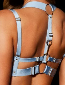 Honey Birdette AU Kukuro Baby Blue 3 Piece Set -Hot Sale Honey Birdette Store Kukuro Bra Back1ZOOMcopy2