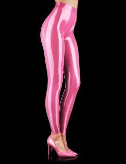 Honey Birdette Latex Pink Leggings