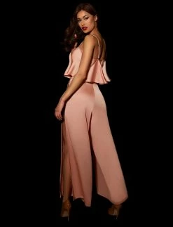 Honey Birdette Melissa Blush Loungewear Cami -Hot Sale Honey Birdette Store Melissa Cami Pant Backcopy