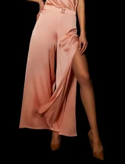 Honey Birdette Melissa Blush Loungewear Pants -Hot Sale Honey Birdette Store Melissa Pant Front1copy