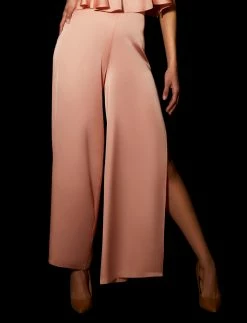 Honey Birdette AU Melissa Blush Loungewear Bralette & Pants Set -Hot Sale Honey Birdette Store Melissa Pant Front4copy2