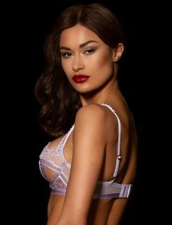 Honey Birdette AU Molly Lilac 3 Piece Set 24 Honey Birdette AU Molly Lilac 3 Piece Set -Hot Sale Honey Birdette Store Molly Bra Backcopy