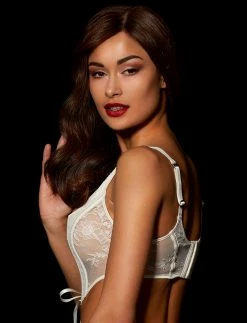 Honey Birdette Rebecca Ivory Corset 17 Honey Birdette Rebecca Ivory Corset -Hot Sale Honey Birdette Store Rebecca Corset Back1copy