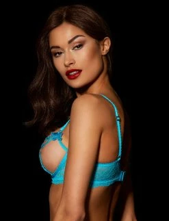 Honey Birdette AU Sabrina Turquoise 3 Piece Set -Hot Sale Honey Birdette Store Sabrina Bra Sidecopy2