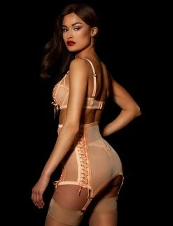 Honey Birdette Shannon Waspie -Hot Sale Honey Birdette Store Shannon Bra Thong Waspie Backcopy2