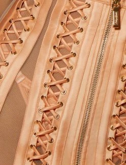 Honey Birdette Shannon Waspie -Hot Sale Honey Birdette Store Shannon Thong Waspie FrontZOOM