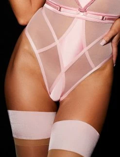 Honey Birdette AU Shibari Pink Bodysuit Set -Hot Sale Honey Birdette Store Shibari Bodysuit Frontcopy4